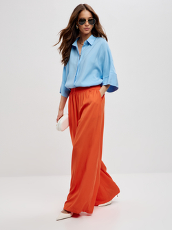 Брюки широкие