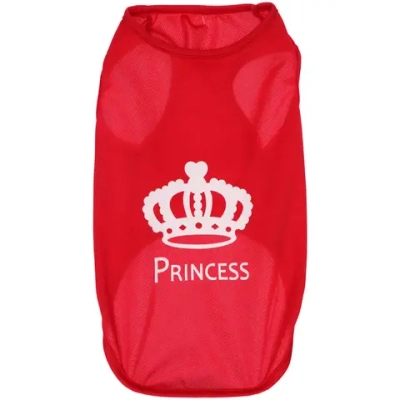 Майка для кошек и собак мелких пород «Бонита на стиле», мамина принцесса, размер L (обхват шеи 32, длина спинки 34см, объем груди 45см, от 7 до 9кг)