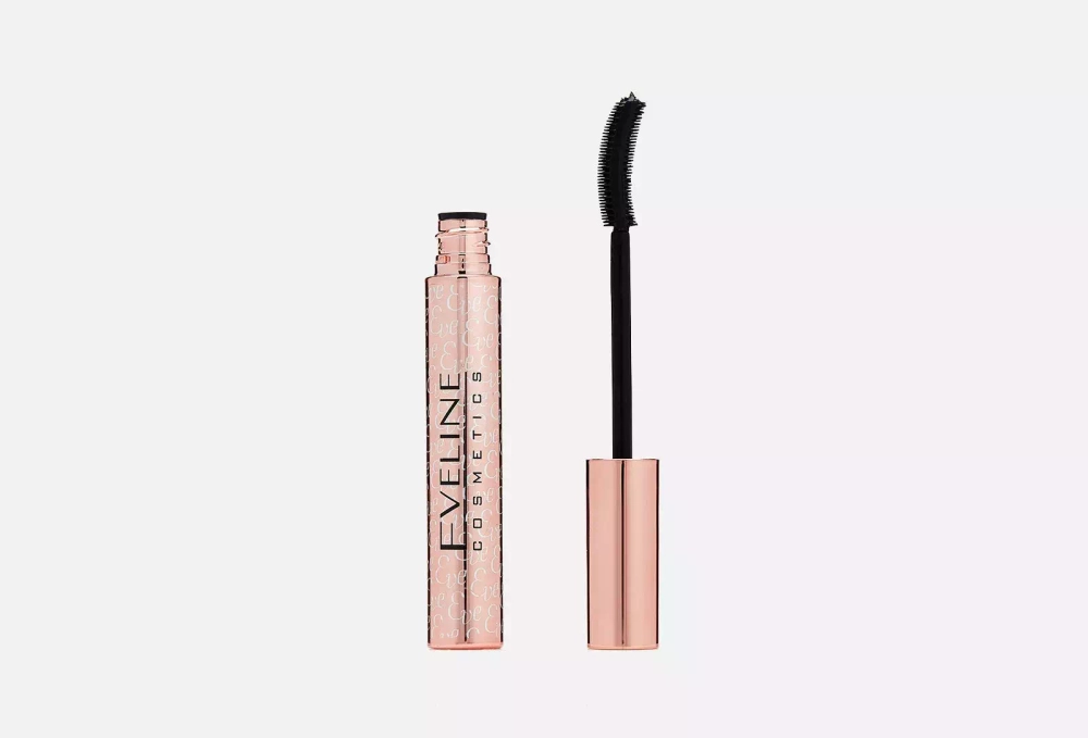 'Eveline'' VOLUME  FIBERLAST* 3штуки  Тушь с эффектом накладных ресниц/РОЗОВАЯ/ *24 АКЦИЯ