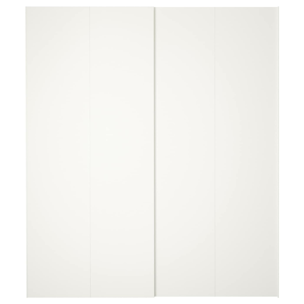 Шкаф-купе PAX HASVIK IKEA (белый)  260*50*240