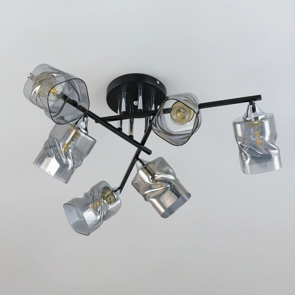 Citilux Клаус CL134165 Люстра потолочная Чёрная