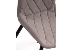 Стул на металлокаркасе Баодин Б/К латте / черный