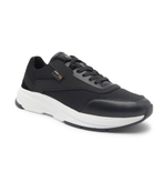 кожаные кроссовки low top lace up mix Calvin Klein - черный(HM0HM00750)