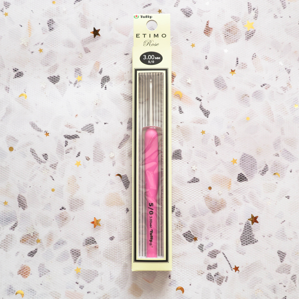Крючок для вязания Tulip ETIMO Rose
