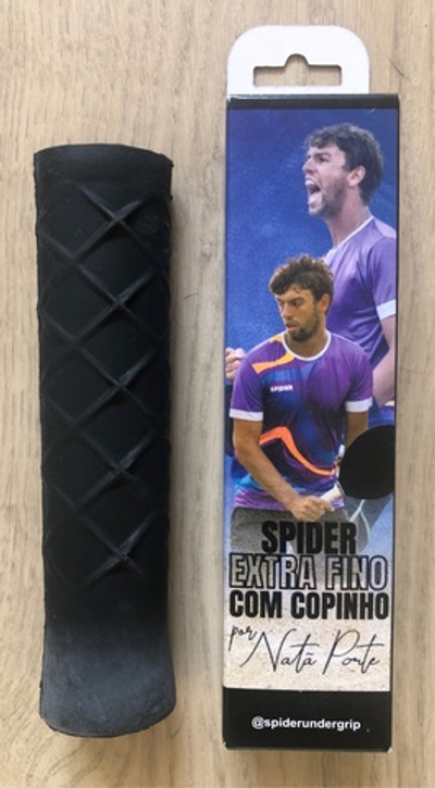 Тюнинг инновационная ручка Spiderundergrip для пляжного тенниса чёрная