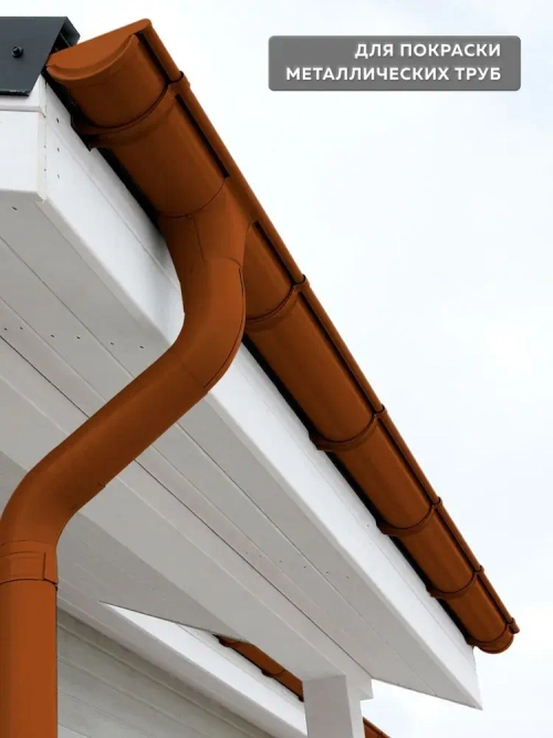 Грунт эмаль по ржавчине 3 в 1 FARBITEX, Краска по ржавчине для металла, по дереву, быстросохнущая, глянцевая, коричневая, 2.7 кг, Артикул: 4300013993