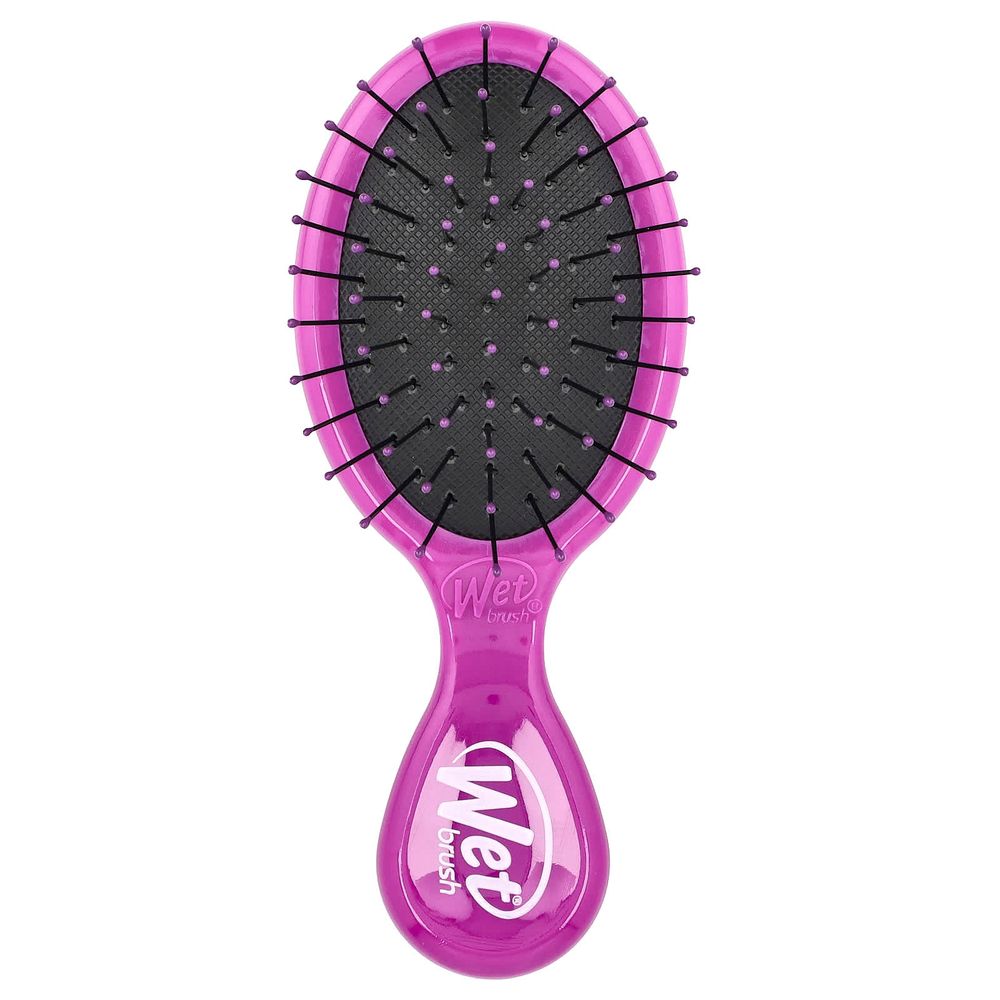 Wet Brush, Мини-расческа для облегчения расчесывания, фиолетовая, 1 расческа