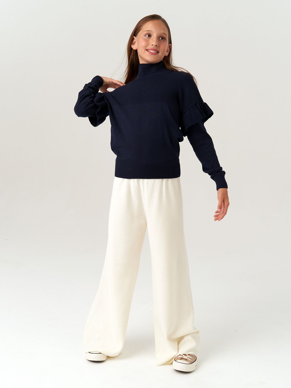 Джемпер для девочки AT244 синий