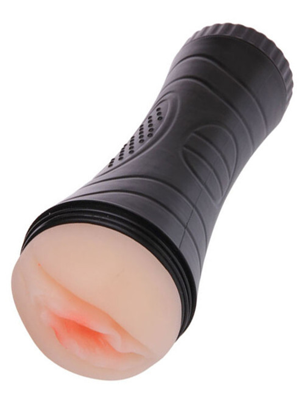 Мастурбатор-вагина с вибрацией LOLITA в пластиковом футляре (7 режимов) (Цвет: телесный)