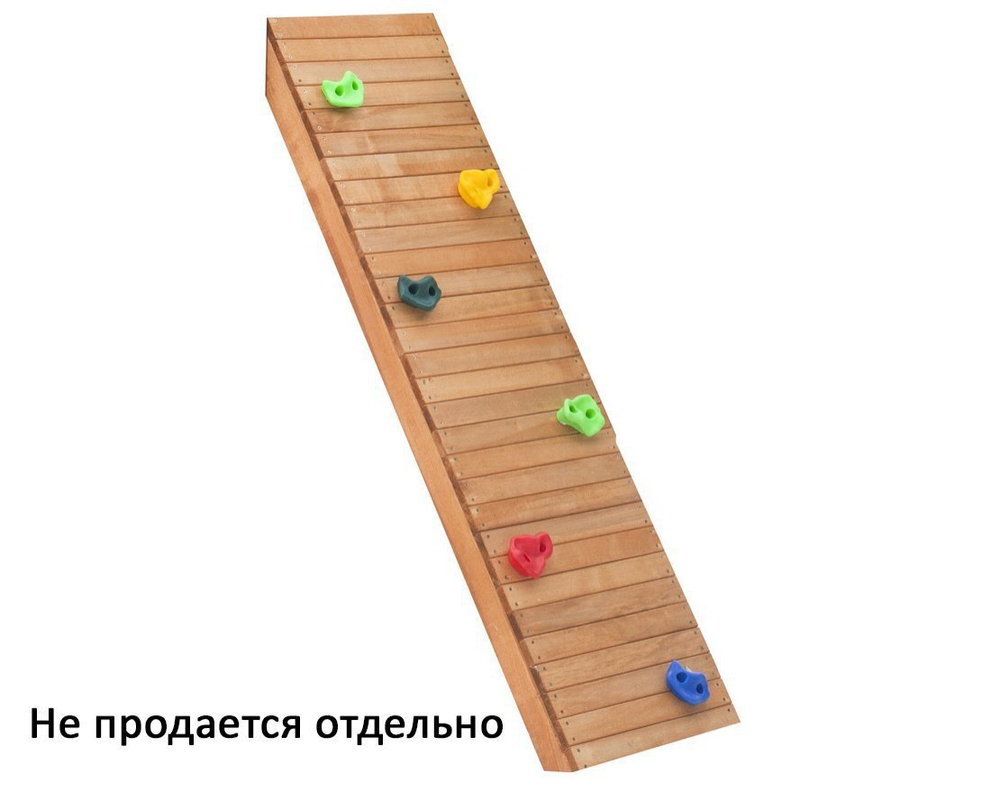 Скалодром узкий для спортивного городка