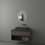 Зеркало Evoform с LED-подсветкой 19 W 60х60 см Сенсорный выключатель Нейтральный белый свет