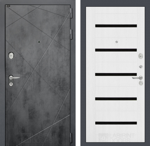 Лофт 01 белое дерево