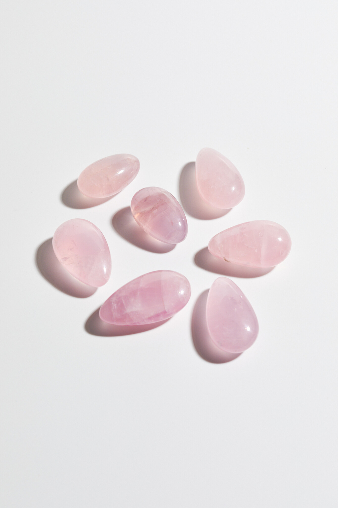 Розовый кварц капля
