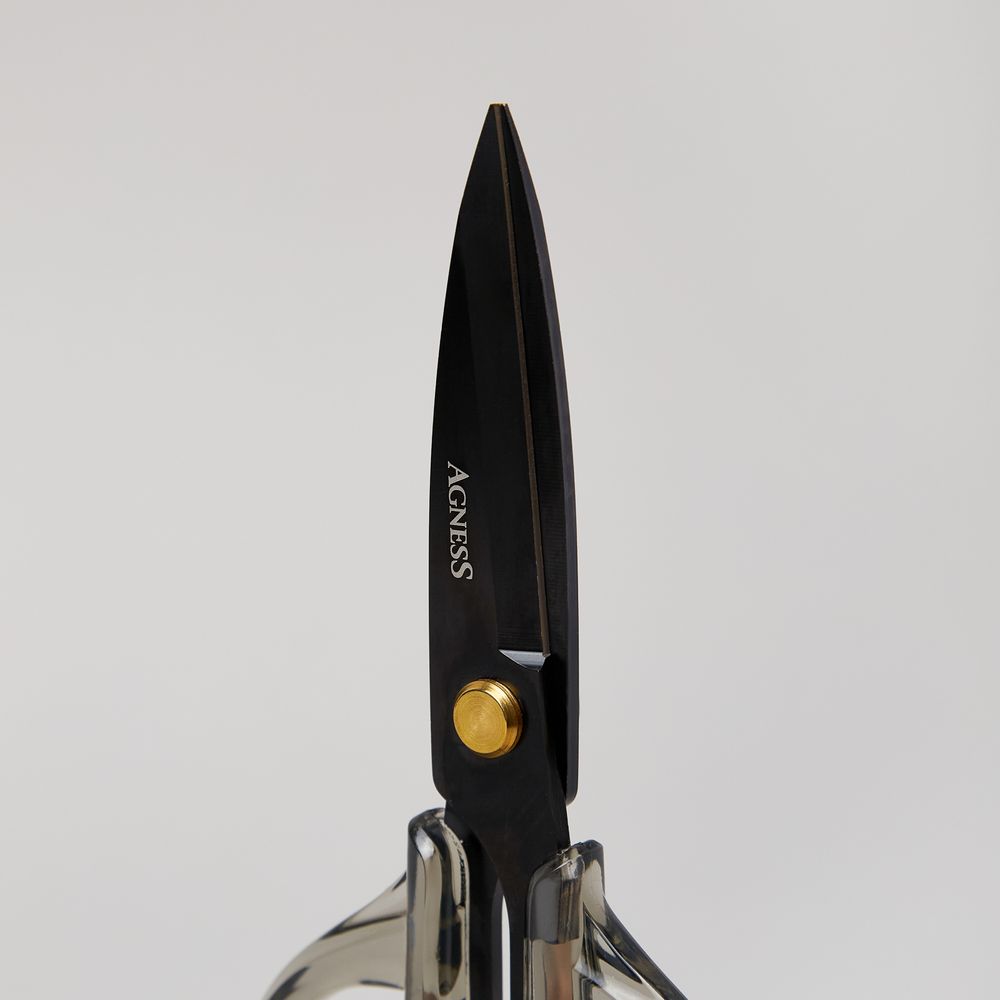 КУХОННЫЕ НОЖНИЦЫ ЦВЕТ ГРАФИТ, ГАЛЬВАНОПОКРЫТИЕ, 19,5СМ (МАЛ=12ШТ)