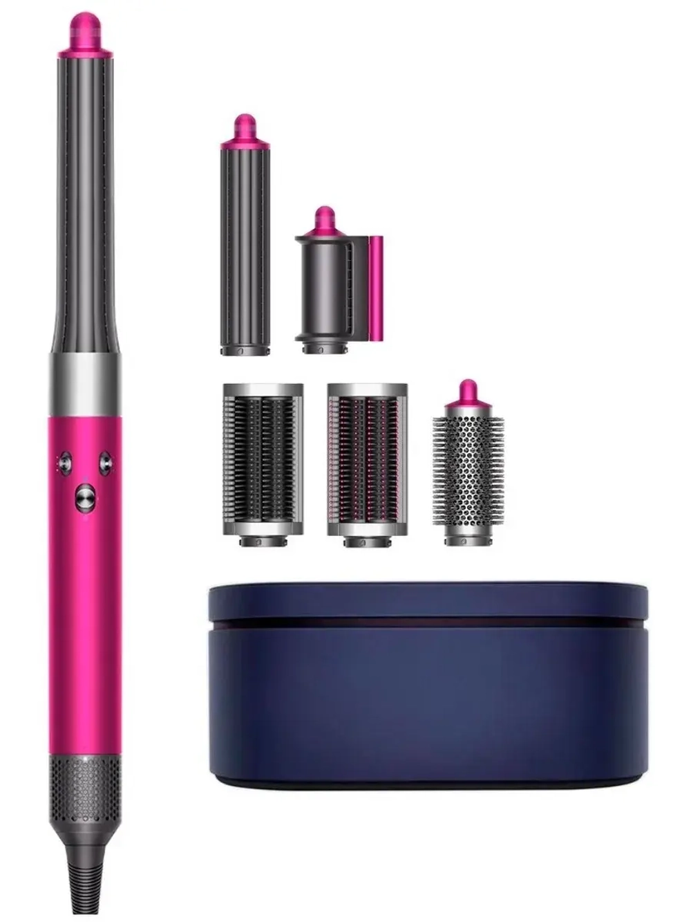 Фен-стайлер Dyson Airwrap complete long HS05, Fuchsia-nickel