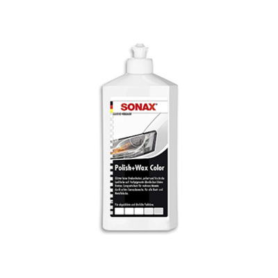 SONAX Polish &amp; Wax Color - Цветной полироль с воском (белый), 500мл
