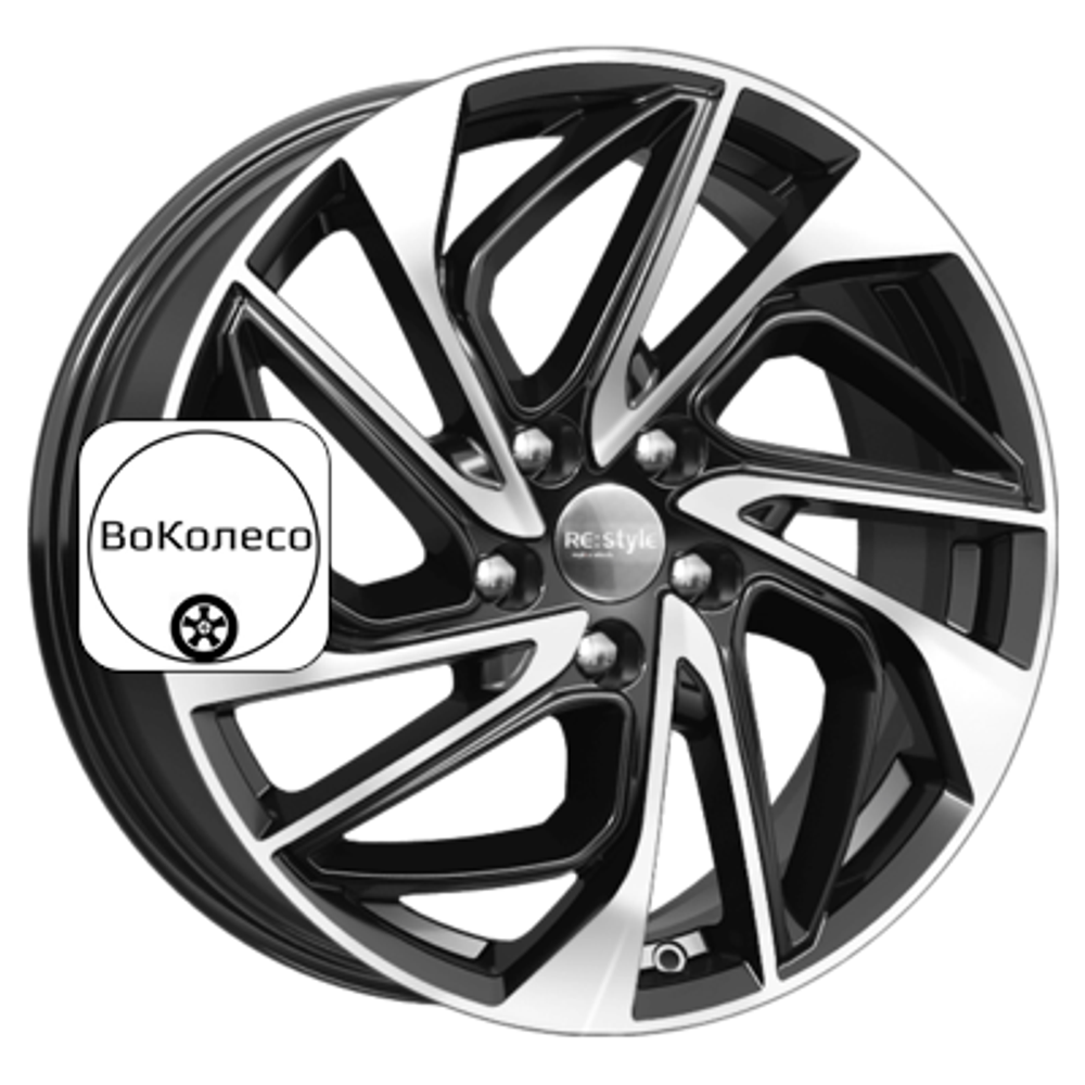 7x18/5x114,3 ET38 D67,1 КС883 Алмаз черный SK K&K