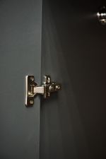 Коллекция Стокгольм Шкаф 2х створчатый (540) Серый Графит/Графит Глянец (Набор)