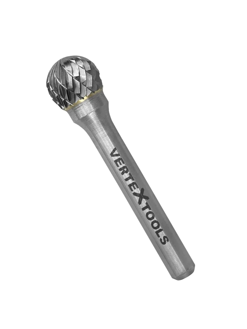 БОРФРЕЗА ПО МЕТАЛЛУ ТВЕРДОСПЛАВНАЯ, ШАРООБРАЗНАЯ, ТИП D, 12мм VERTEXTOOLS