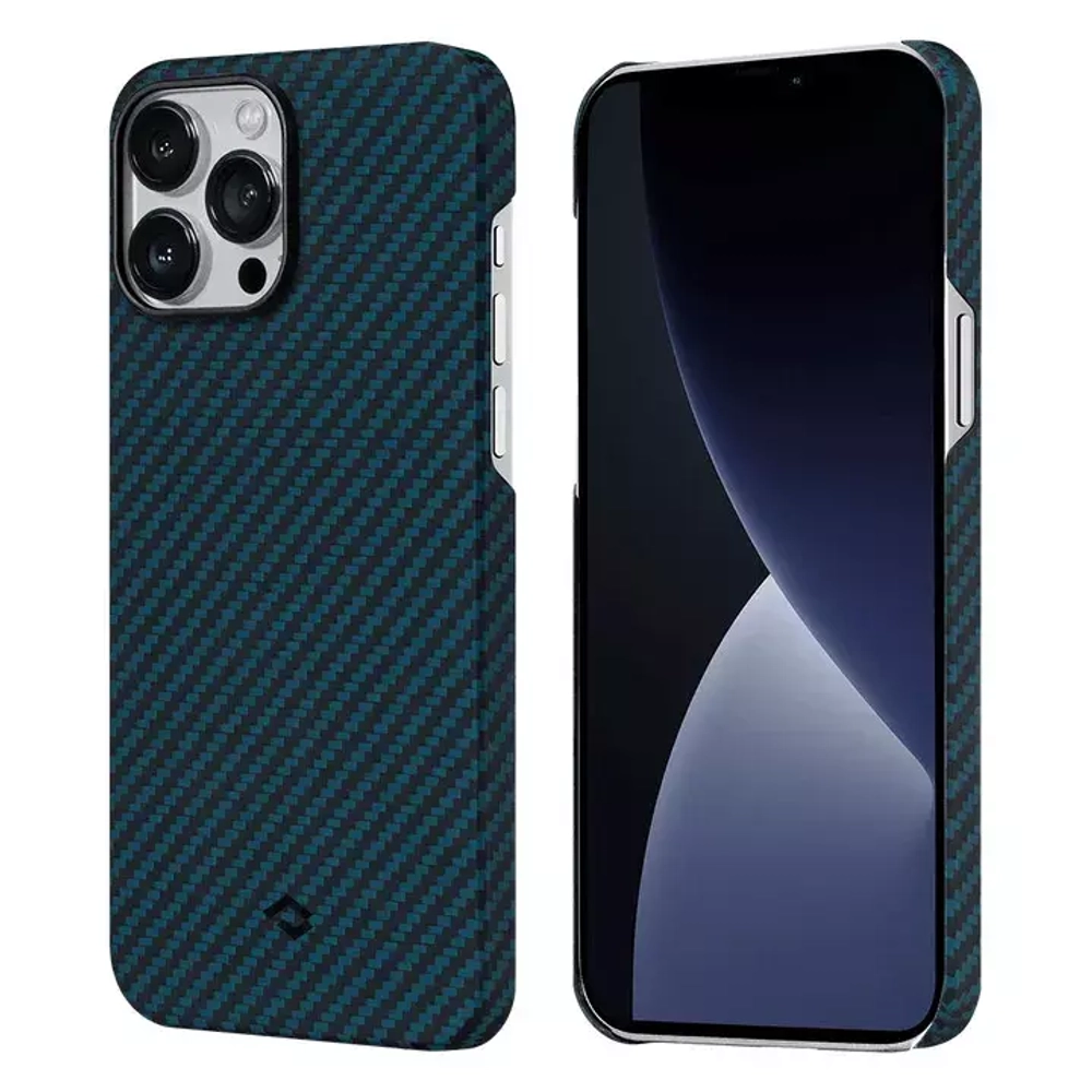 Чехол для IPhone 14 Pro (KI1408P) Pitaka MagEZ Case 3 черно-синий