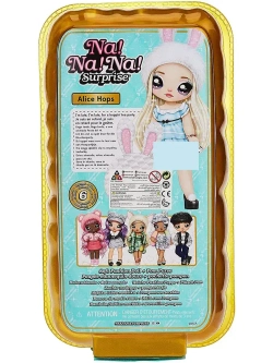 Кукла Na! Na! Na! Surprise 2 в 1 серия Glam Series Alice Hops белый кролик