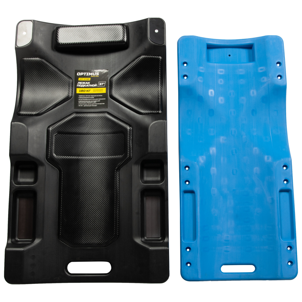 OPT-37185 Лежак ремонтный, подкатной, пластиковый, 37"