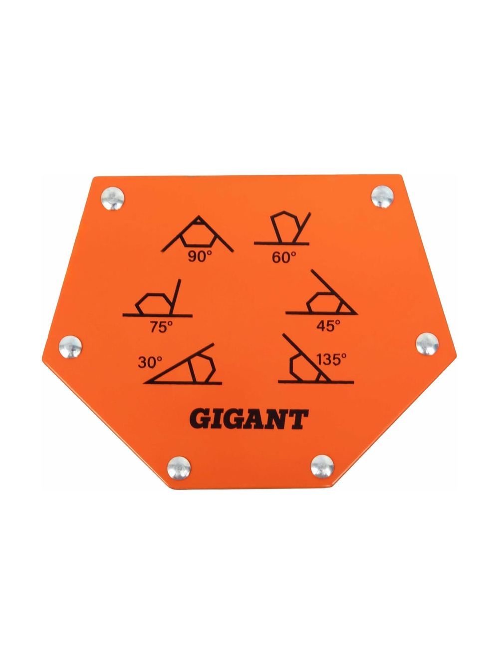 Угольник магнитный шестиугольник 75LBS (0, 45, 60, 75, 90, 135 град; усилие 34 кг) Gigant G-0515