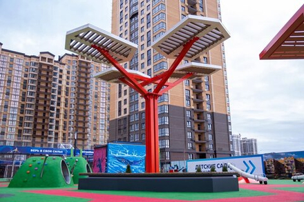 Пергола"Клевер"с подсветкой