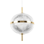 738023 Люстра ACRILE 7W LED 793LM 120G ЗОЛОТО 3000K