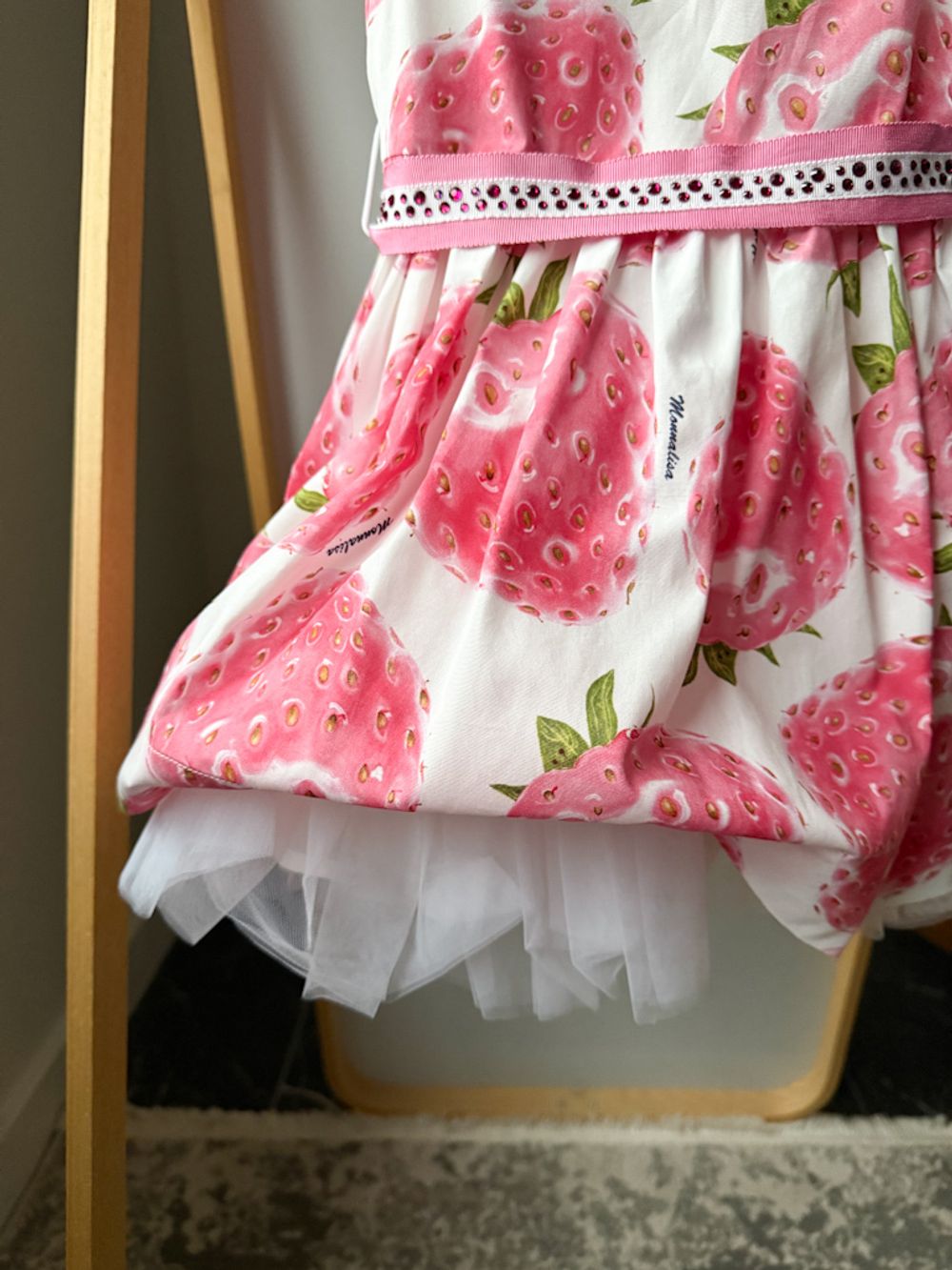 Хлопковое платье Monnalisa, 80