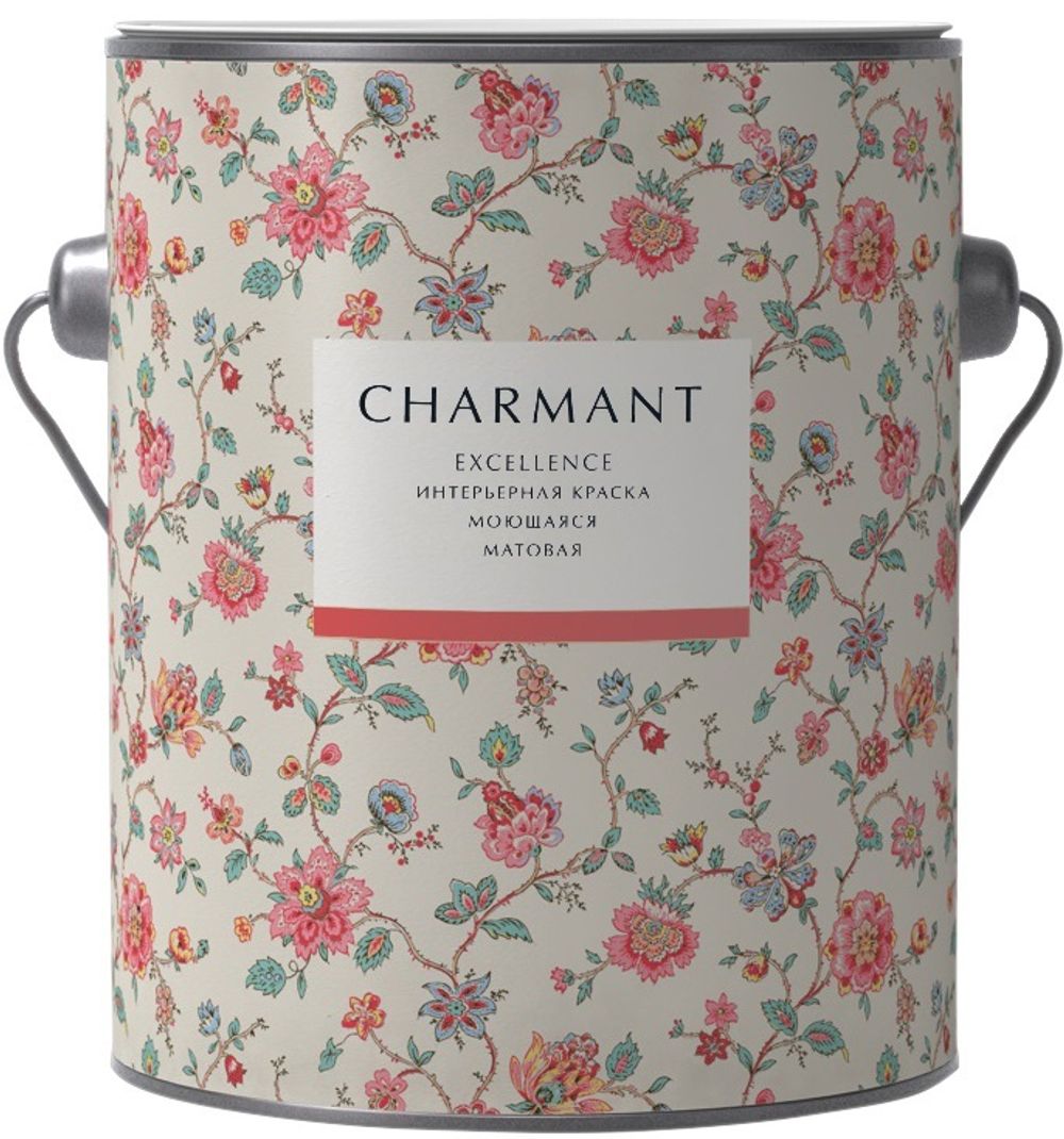 Интерьерная краска моющаяся Charmant Excellence база A, 2,7 л