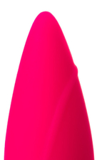 Большая силиконовая пробка на присоске Popo Pleasure, (10 см) (Цвет: ярко-розовый)