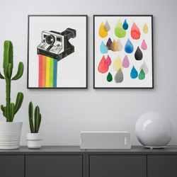 IKEA BILD  (ИКЕА БИЛД)  -  Плакат, Запечатлеть цвета, 40x50 см