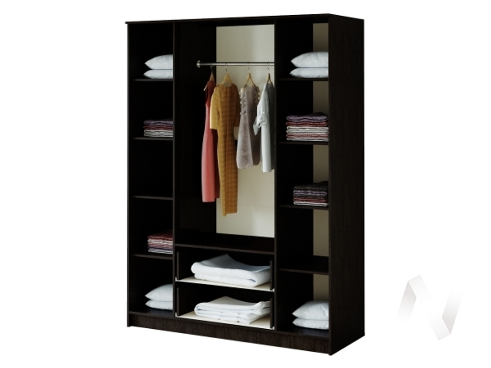 Шкаф 4-х створчатый Спальня Фиеста (венге/лоредо)