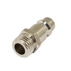 Штуцер для быстроразъема пневматического, наружная резьба 1/4'' FORCEKRAFT FK-SE2-2PM