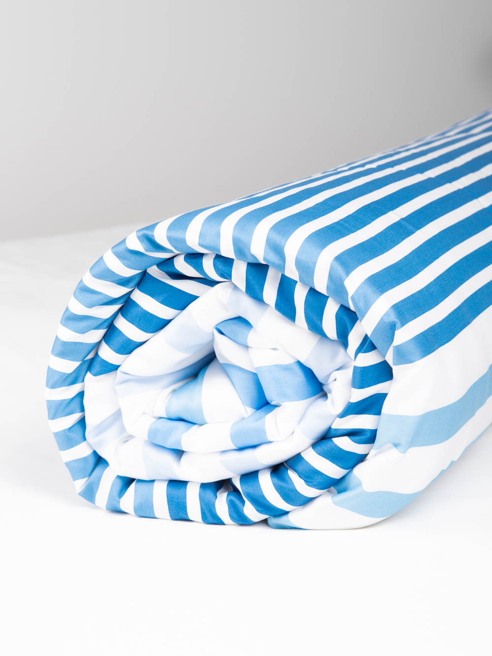 METAPHOR Комплект постельного белья, сатин бело-синий