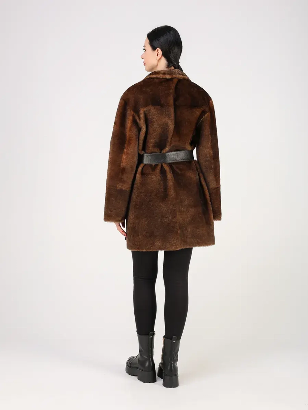 Дубленка зимняя шуба натуральная двухсторонняя