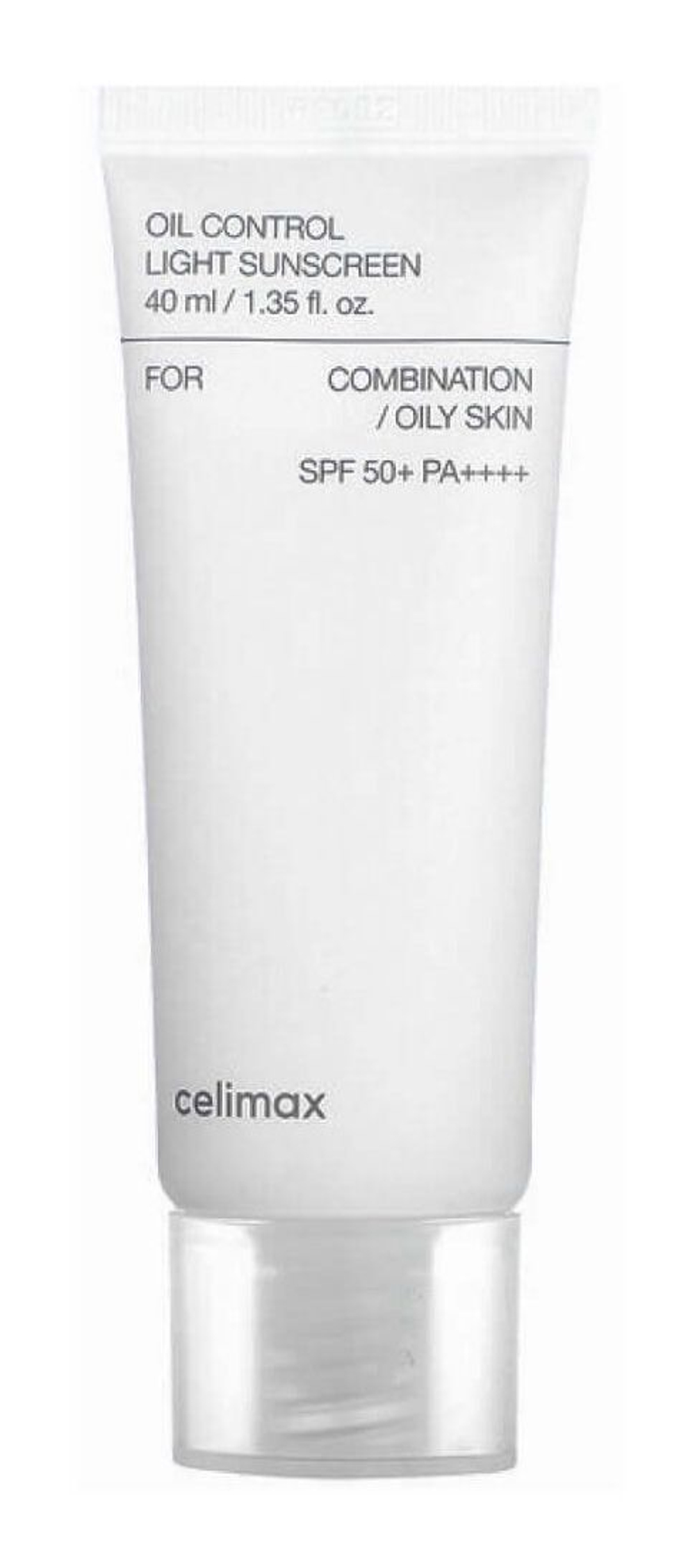 Крем солнцезащитный с контролем жирности Celimax Oil control light sunscreen SPF50+PA++++, 40мл