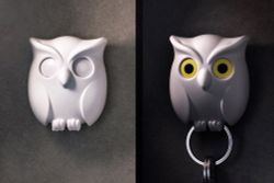 Держатель для ключей Night Owl, белый