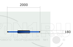 Стойка с шиной СПЛ011 для дрессировки собак