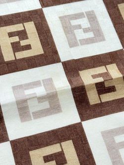 Платок в клетку Fendi