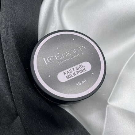 IceBeauty Fast gel Milk Pink, 15 мл