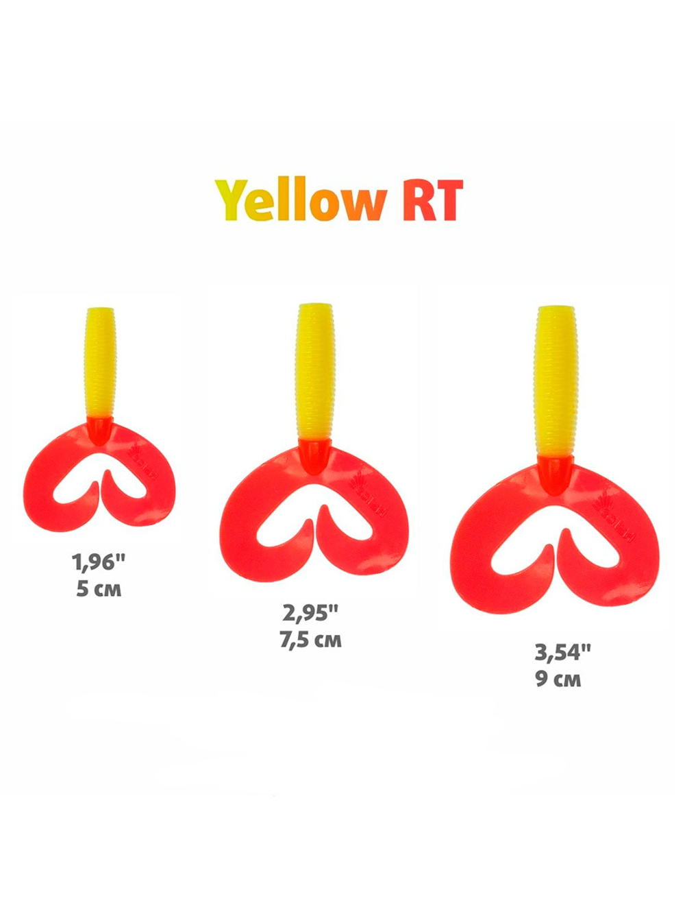 Твистер Helios Credo Double Tail 2,95"/7,5 см Cola 7шт. (HS-12-045)