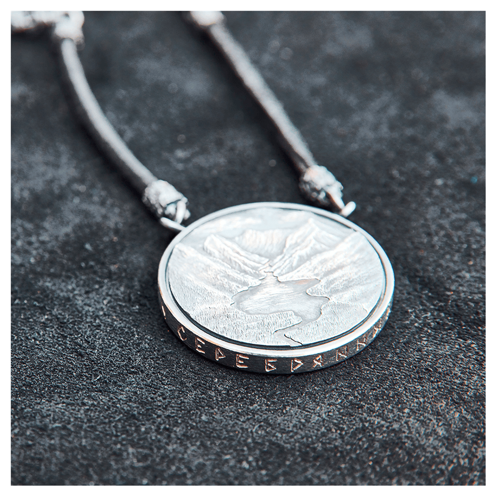 Cеребряный оберег-монета «Орел»