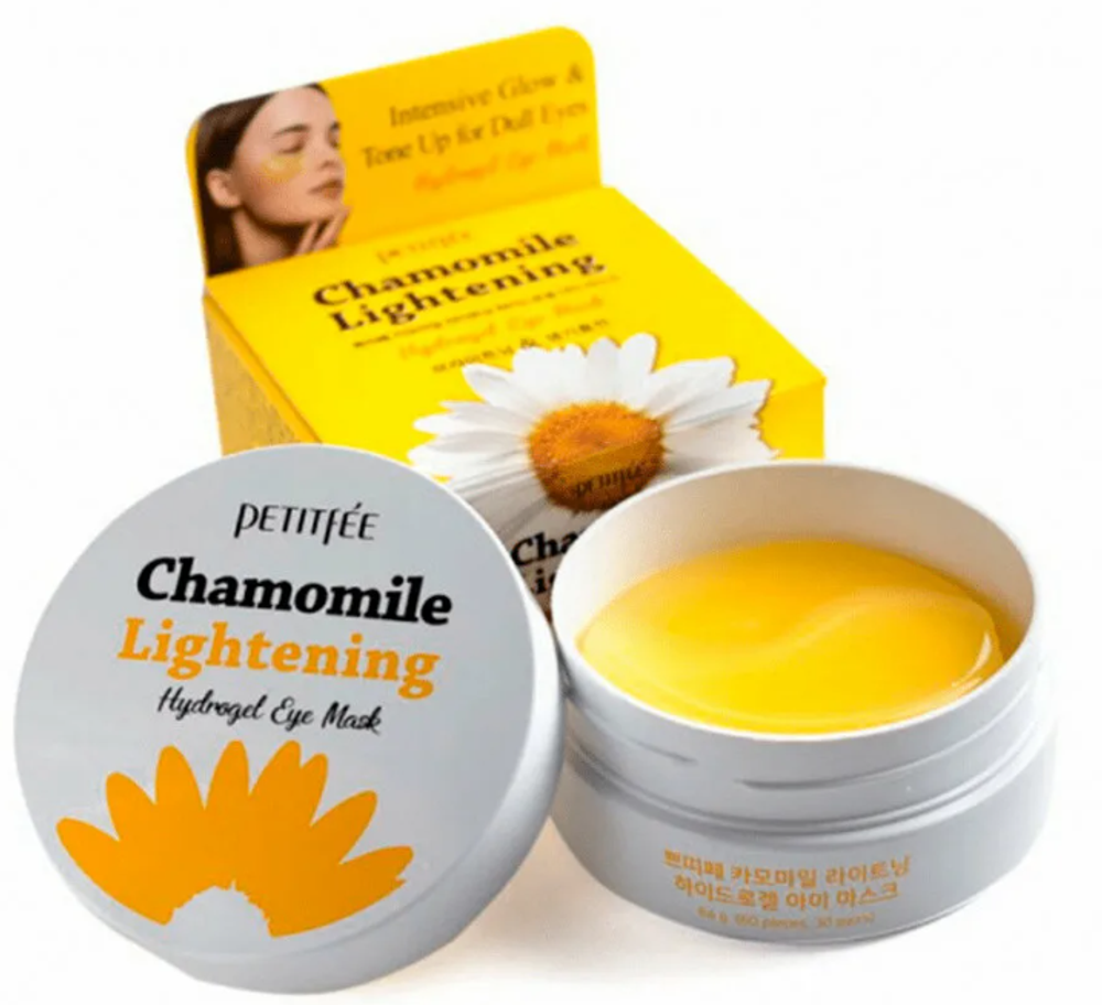 Petitfee Chamomile Lightening Hydrogel Eye Mask патчи для глаз