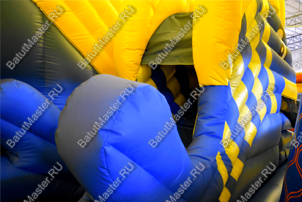 Надувной батут "Морской бриз с крышей"
