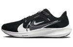 Nike Air Zoom Pegasus 40 PRM marathon shock absorption non-slip wear-resistant low-cut casual running shoes men's black