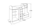 Омега 18 Кровать 2х ярусная №2