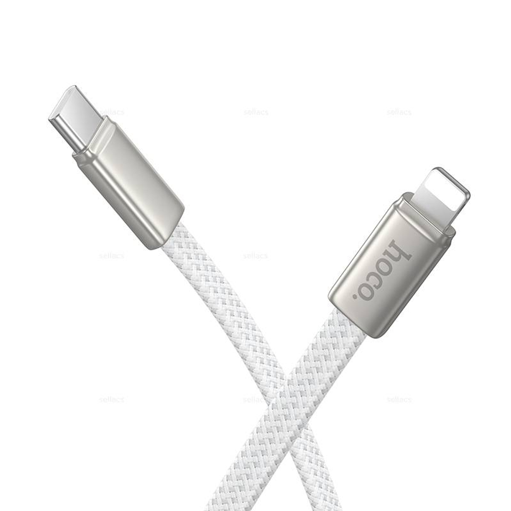 Hoco X125 Exceso PD30W зарядный дата кабель Lightning (white)