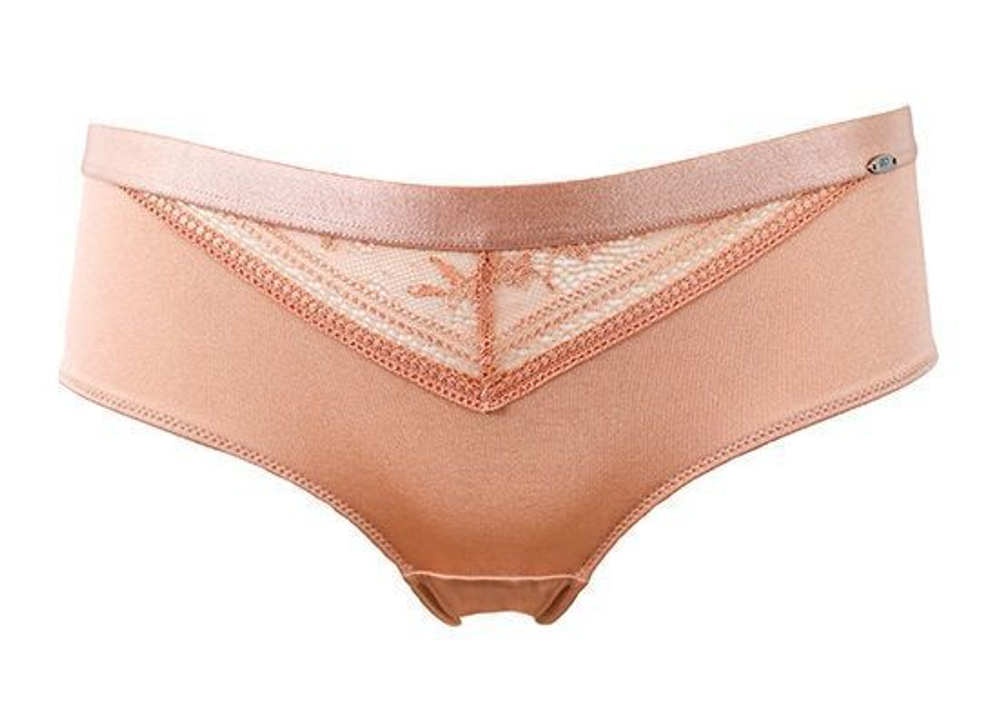 Трусики-шортики Botanical Lace (Размер: S) (Цвет: пудровый)